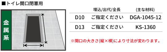 トイレ開口閉塞用(図解)